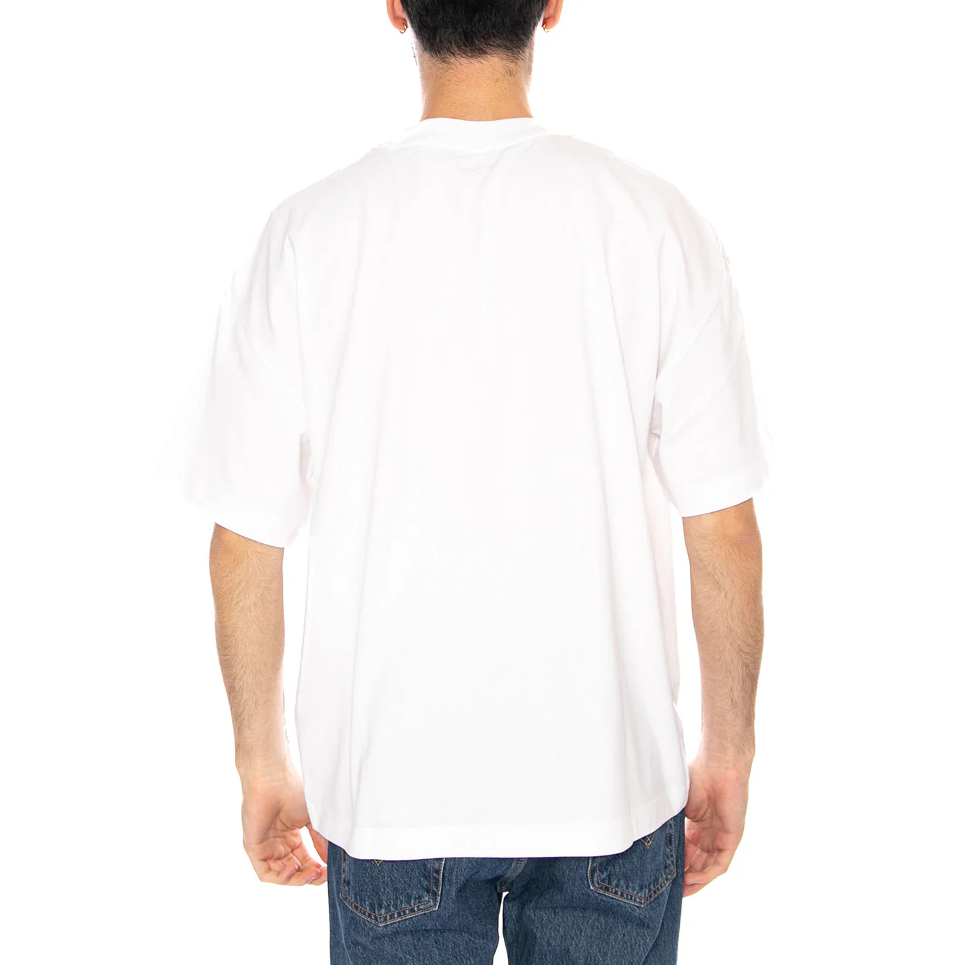S/S DECONSTRUCTED LABEL T-SHIRT - Maglietta Girocollo Uomo Bianca Uomo CARHARTT WIP - Image 3