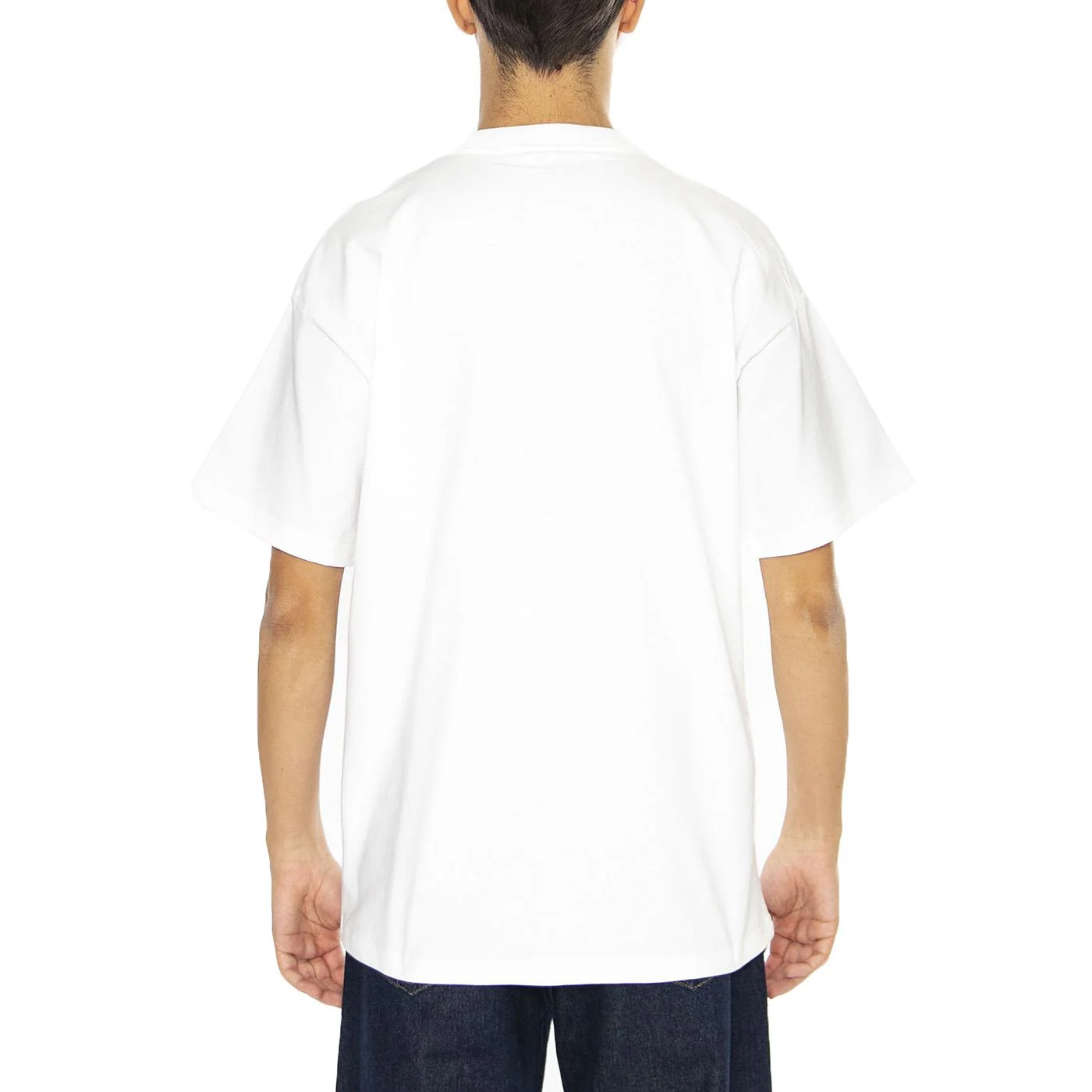 S/S Fragments Pocket T-Shirt White / Black - Maglietta Girocollo Uomo Bianca Uomo CARHARTT WIP - Image 3