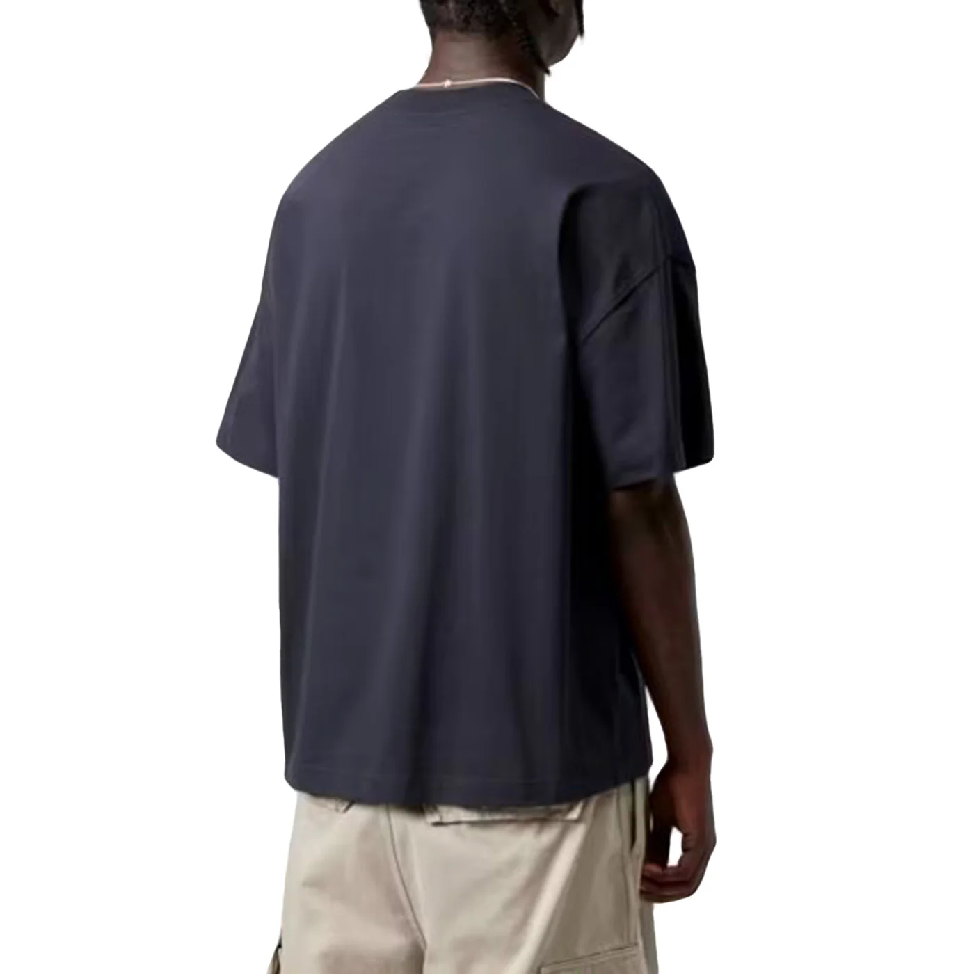S/S LINK SCRIPT T-SHIRT DARK NAVY / WHITE - Maglietta Girocollo Uomo Blu  Uomo CARHARTT WIP - Image 2