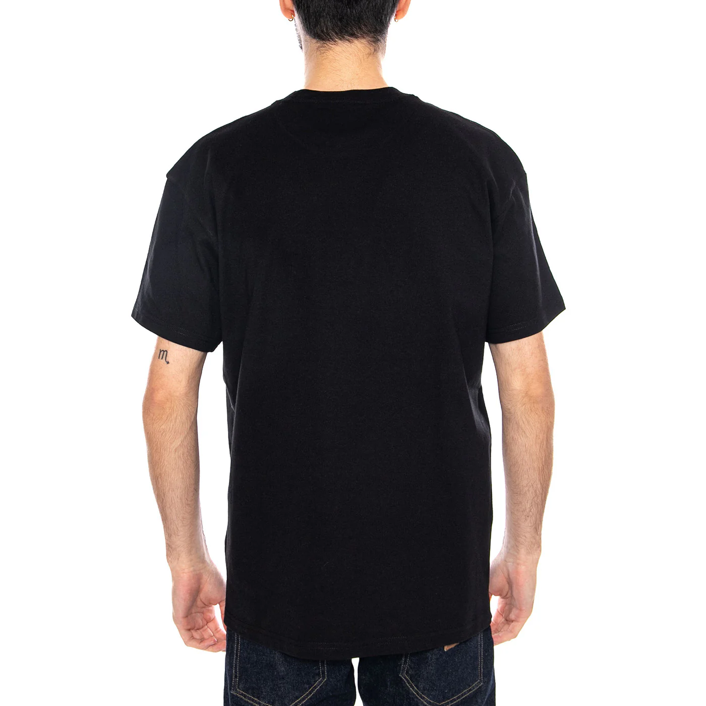 S/S Longhand Pocket T-Shirt Black / White - Maglietta Girocollo Uomo Nera Uomo CARHARTT WIP - Image 3