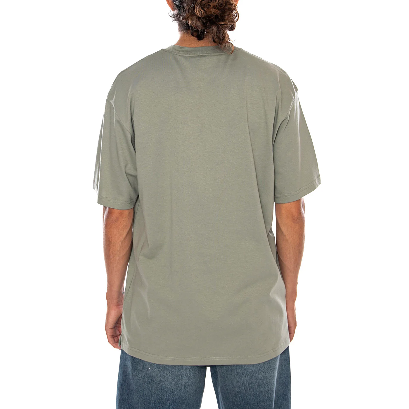 S/S MADISON T-SHIRT SHADY GREEN / WHITE - Maglietta Girocollo Uomo Verde Uomo CARHARTT WIP - Image 3