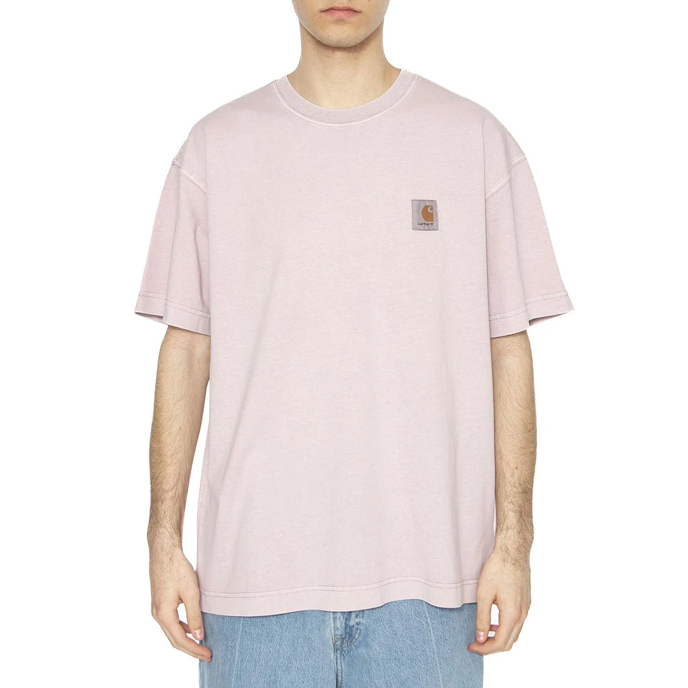 S/S Nelson T-Shirt Hortensia - Magletta Girocollo Uomo Viola Uomo CARHARTT WIP - Image 2