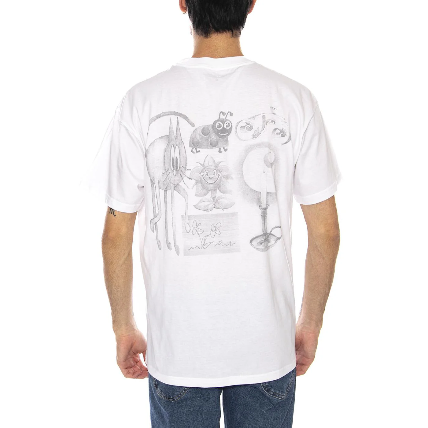S/S Okniceok 01 T-Shirt White - Maglietta Girocollo Uomo Bianca  Uomo CARHARTT WIP - Image 3