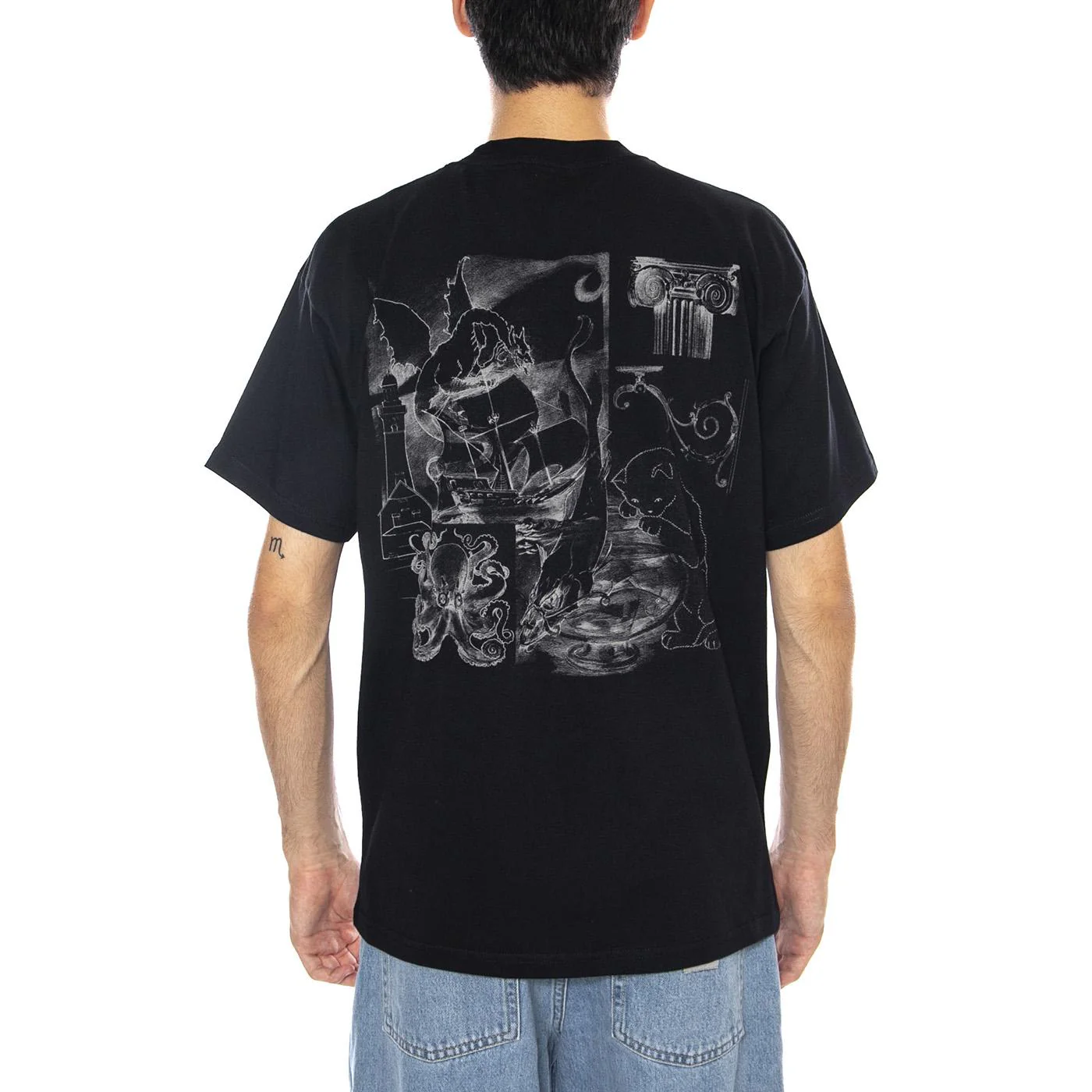 S/S Okniceok 02 T-Shirt Black- Maglietta Girocollo Uomo Nera Uomo CARHARTT WIP - Image 3