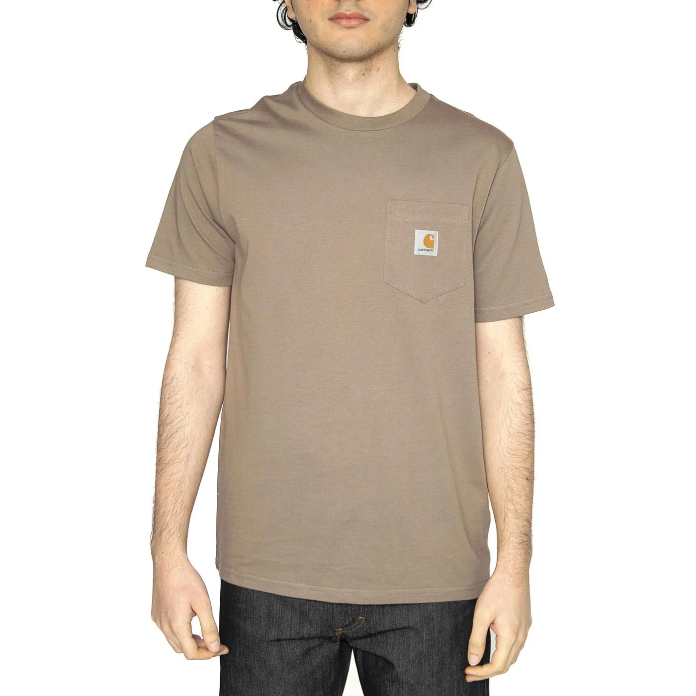S/S Pocket T-Shirt Branch - Maglietta Girocollo Uomo Marrone Uomo CARHARTT WIP - Image 2
