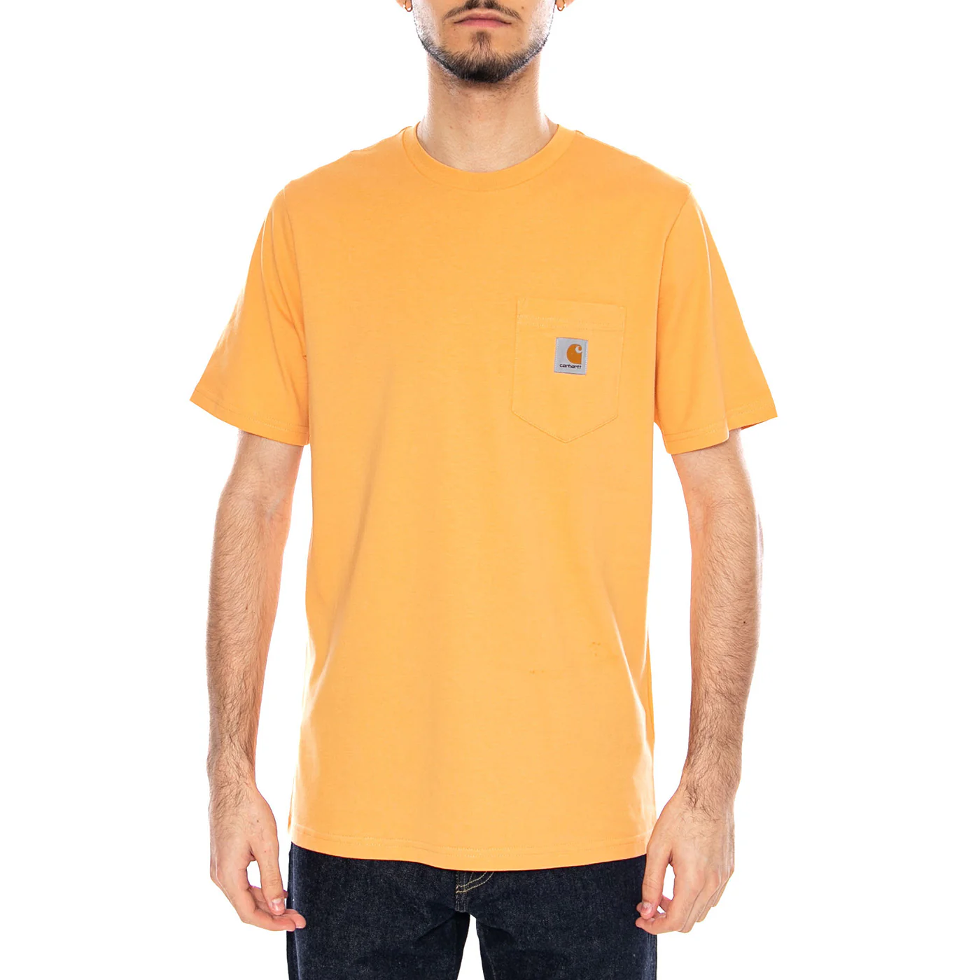 S/S Pocket T-Shirt Gentle Orange - Maglietta Girocollo Uomo Arancione Uomo CARHARTT WIP - Image 2