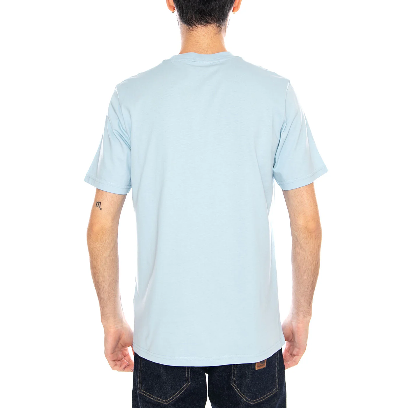 S/S Pocket T-Shirt Icaria - Maglietta Girocollo Uomo Azzurra Uomo CARHARTT WIP - Image 3