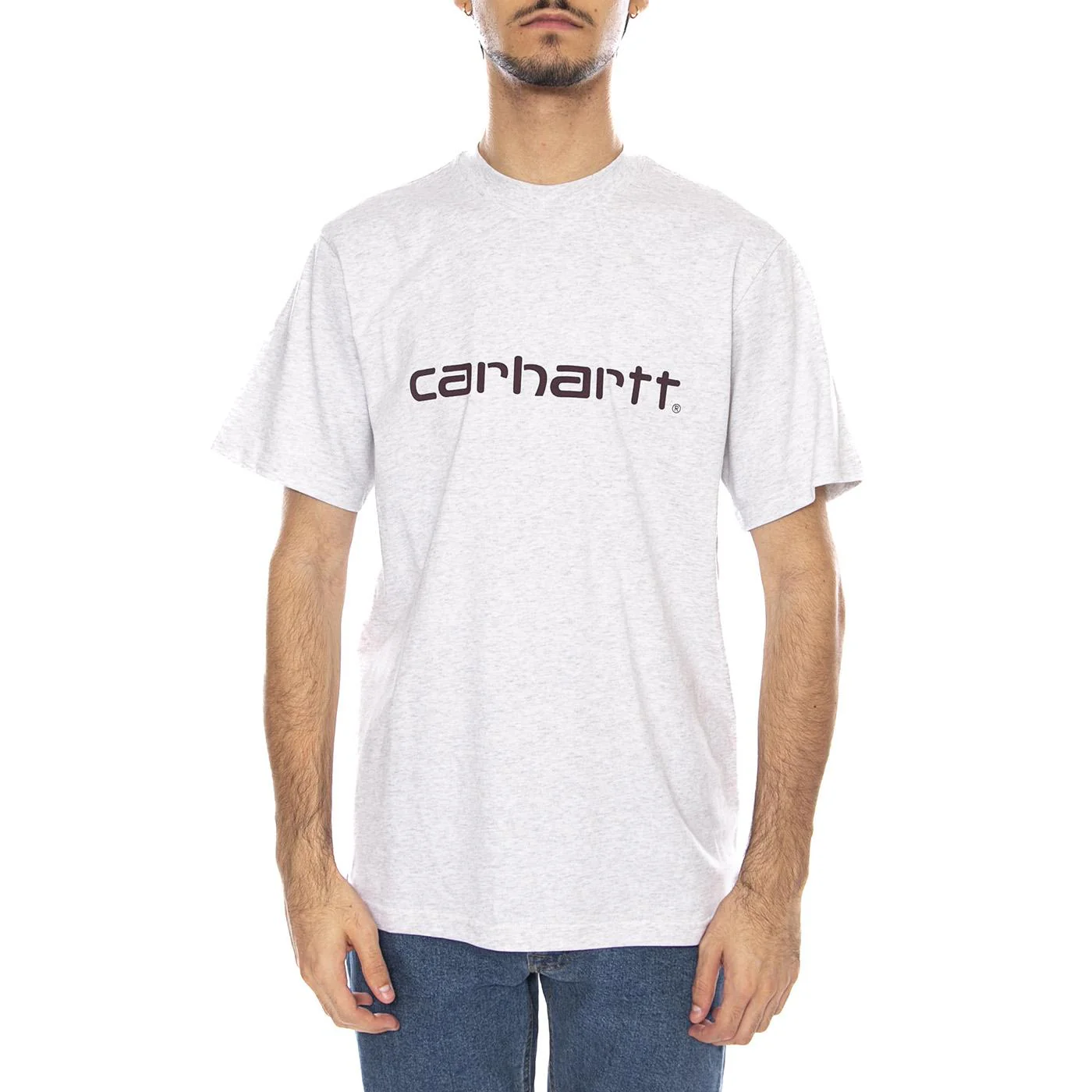 S/S Script T-Shirt Ash Heather / Rondo  Uomo CARHARTT WIP - Image 2