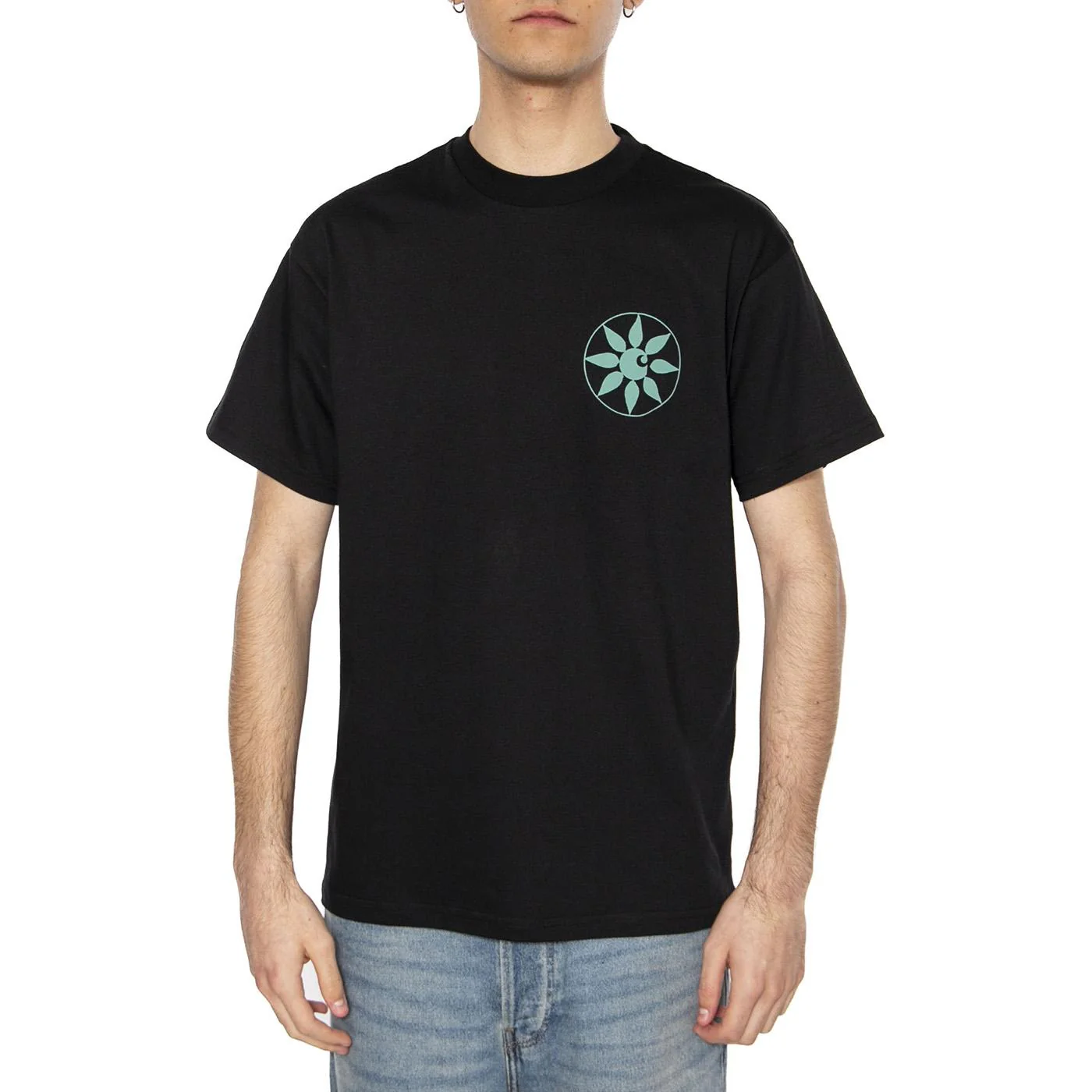 S/S Senses T-Shirt Black - Maglietta Girocollo Uomo Nera  Uomo CARHARTT WIP - Image 2