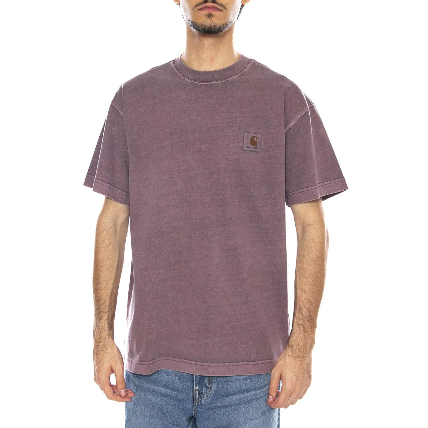 S/S Vista T-Shirt Phlox - Maglietta Girocollo Uomo Grigia Uomo CARHARTT WIP - Image 2