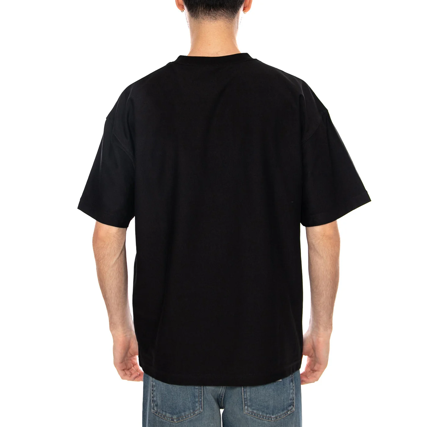 S/S WIP LABEL T-SHIRT BLACK - Maglietta Girocollo Uomo Nera Uomo CARHARTT WIP - Image 3