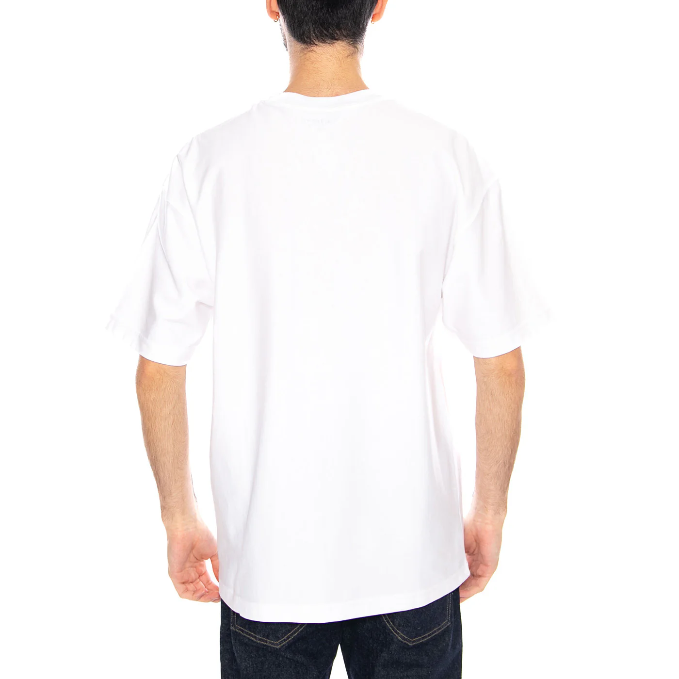 S/S WIP Label T-Shirt White - Maglietta Girocollo Uomo Bianca  Uomo CARHARTT WIP - Image 3