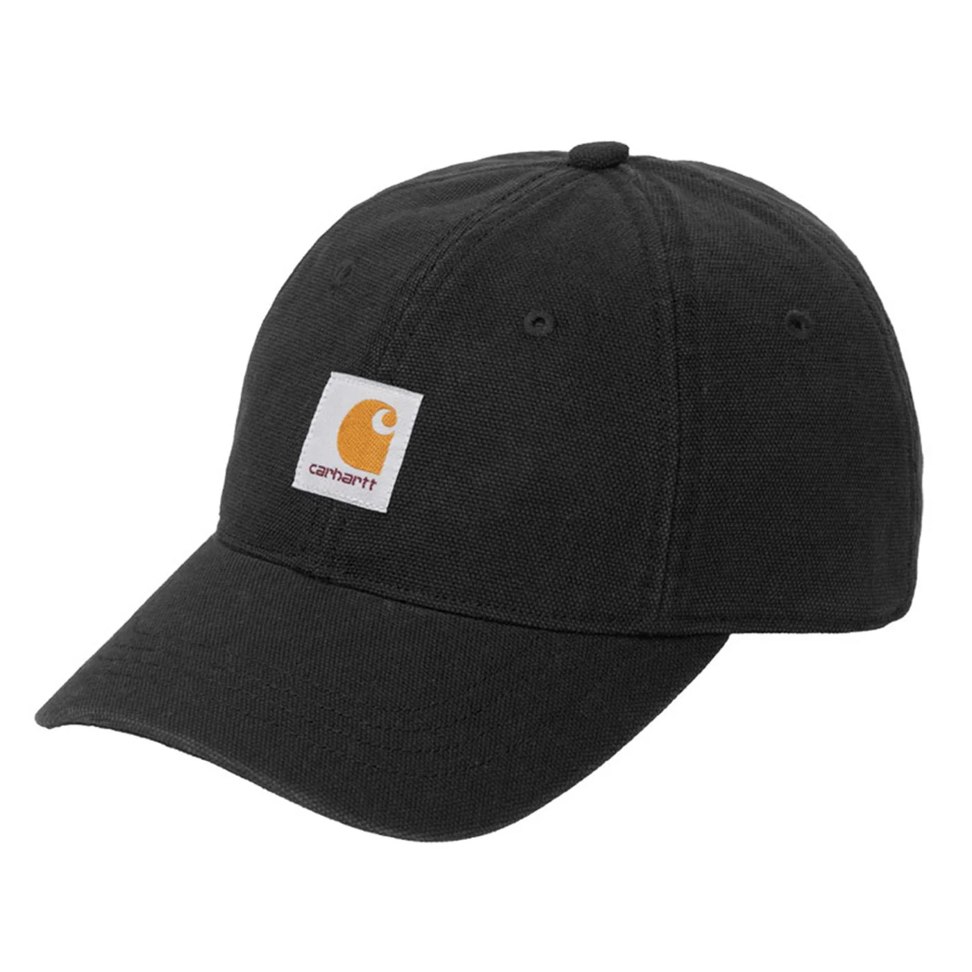 Selby Canvas Cap Black - Cappellino con Visiera Nero ACCESSORI CARHARTT WIP