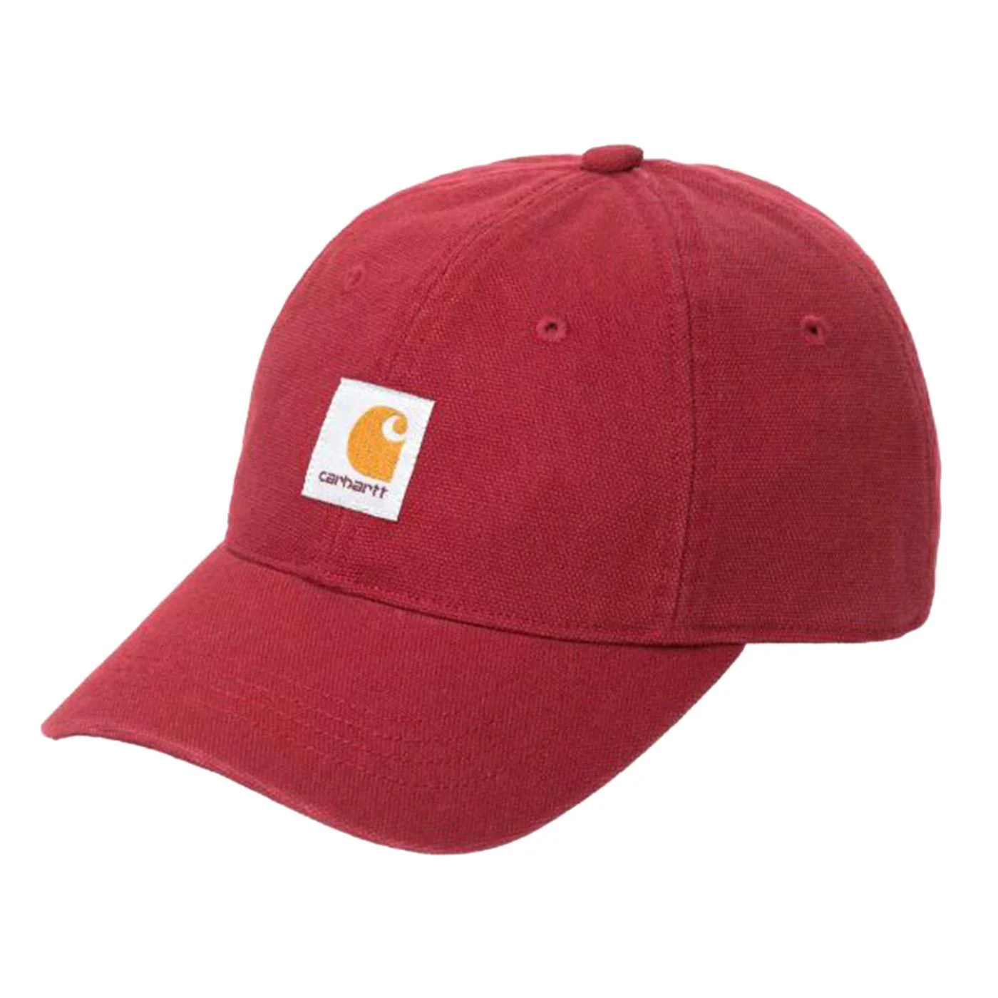 Selby Canvas Cap Scarlet - Cappellino con Visiera Rosso ACCESSORI CARHARTT WIP