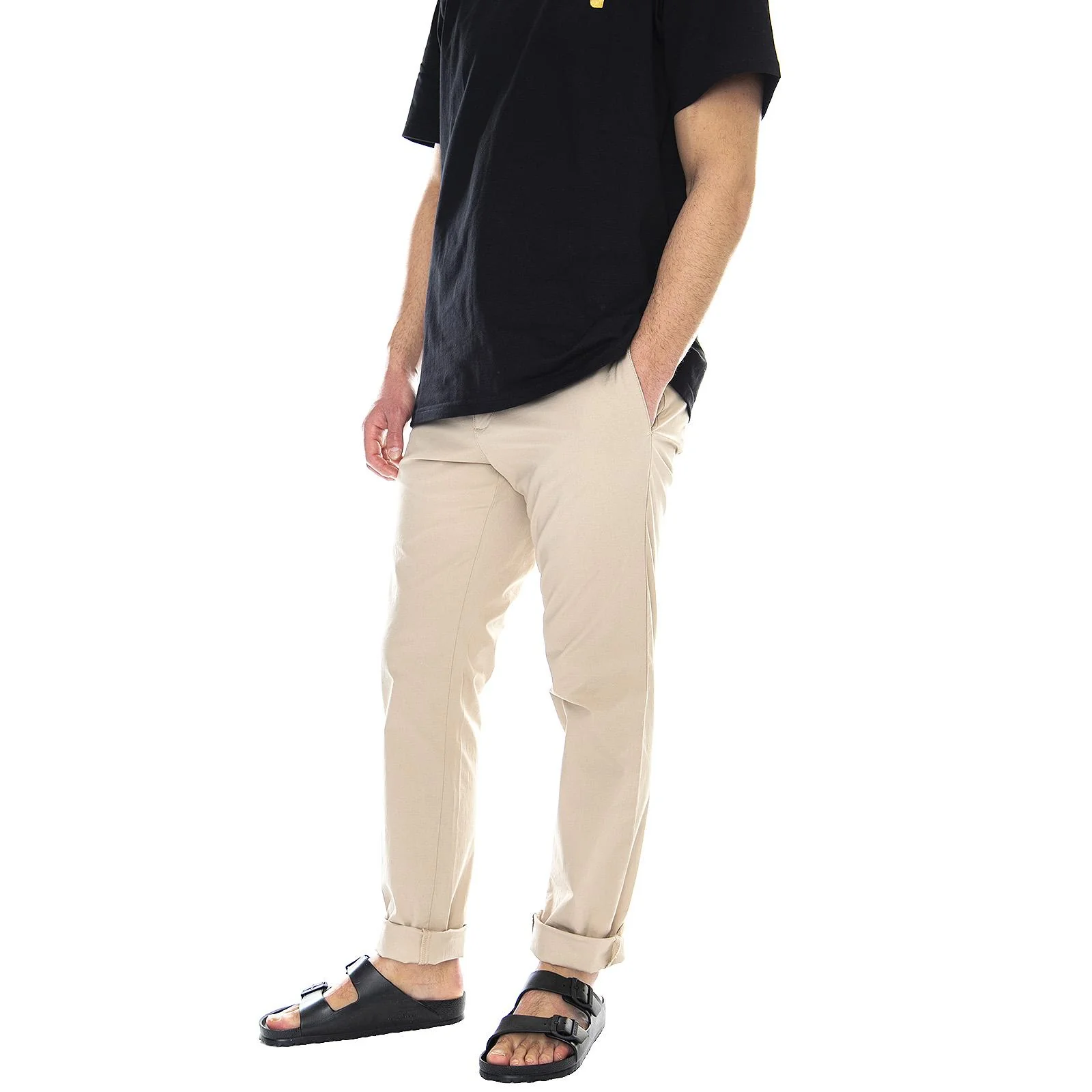 Sid Pant Wall - Pantaloni Uomo Beige  Uomo CARHARTT WIP