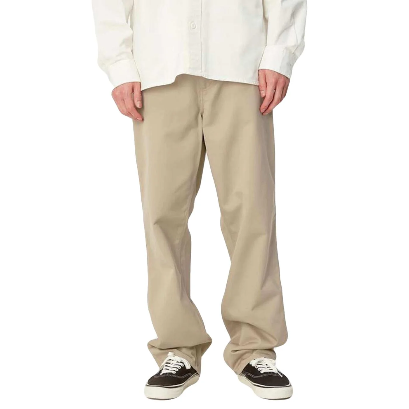 SIMPLE PANT WALL / RINSED - Pantaloni Uomo Beige Uomo CARHARTT WIP