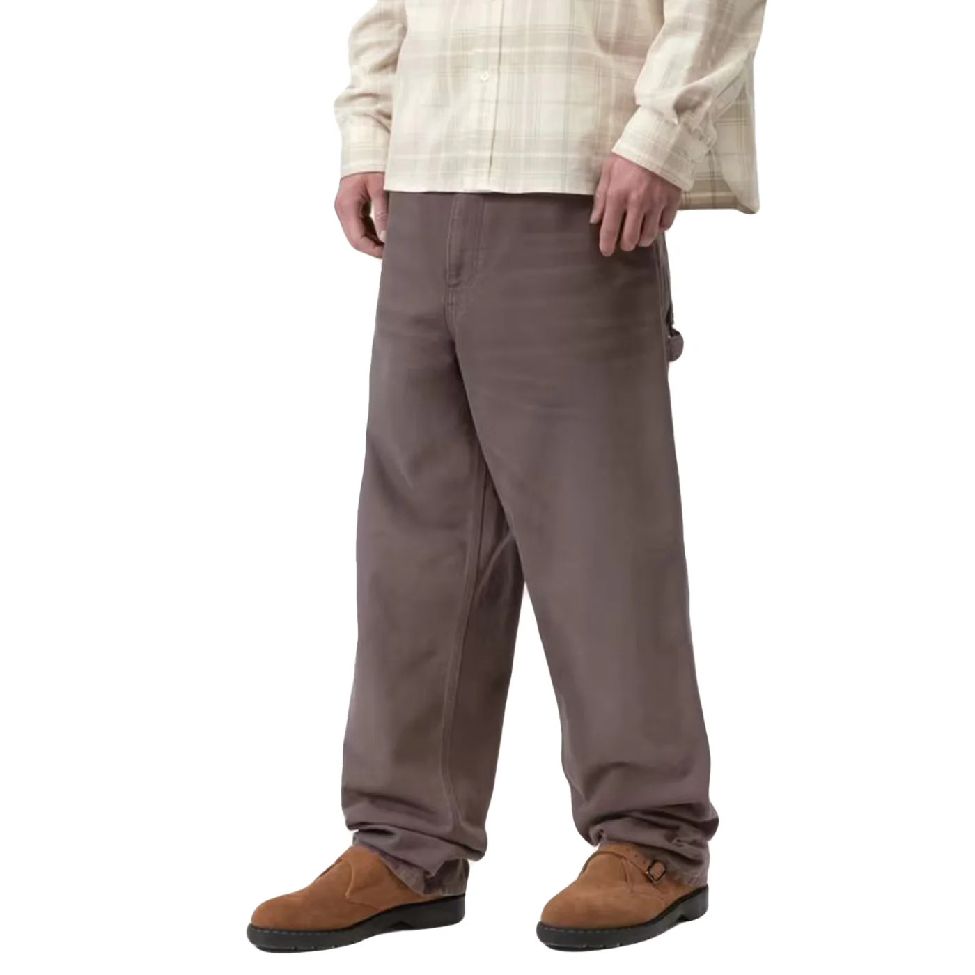 SINGLE KNEE PANT SHALE - Pantaloni Uomo Grigio Ardesia Uomo CARHARTT WIP