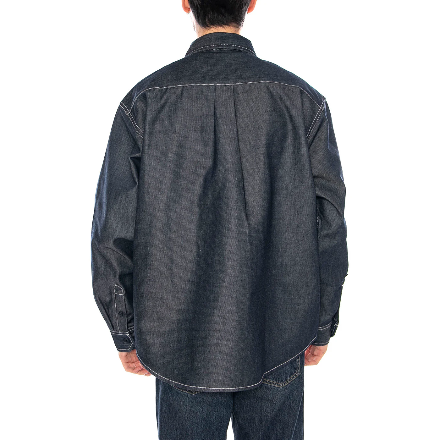 Tigan Shirt Jac - Giacca Uomo Denim Blu Uomo CARHARTT WIP - Image 3