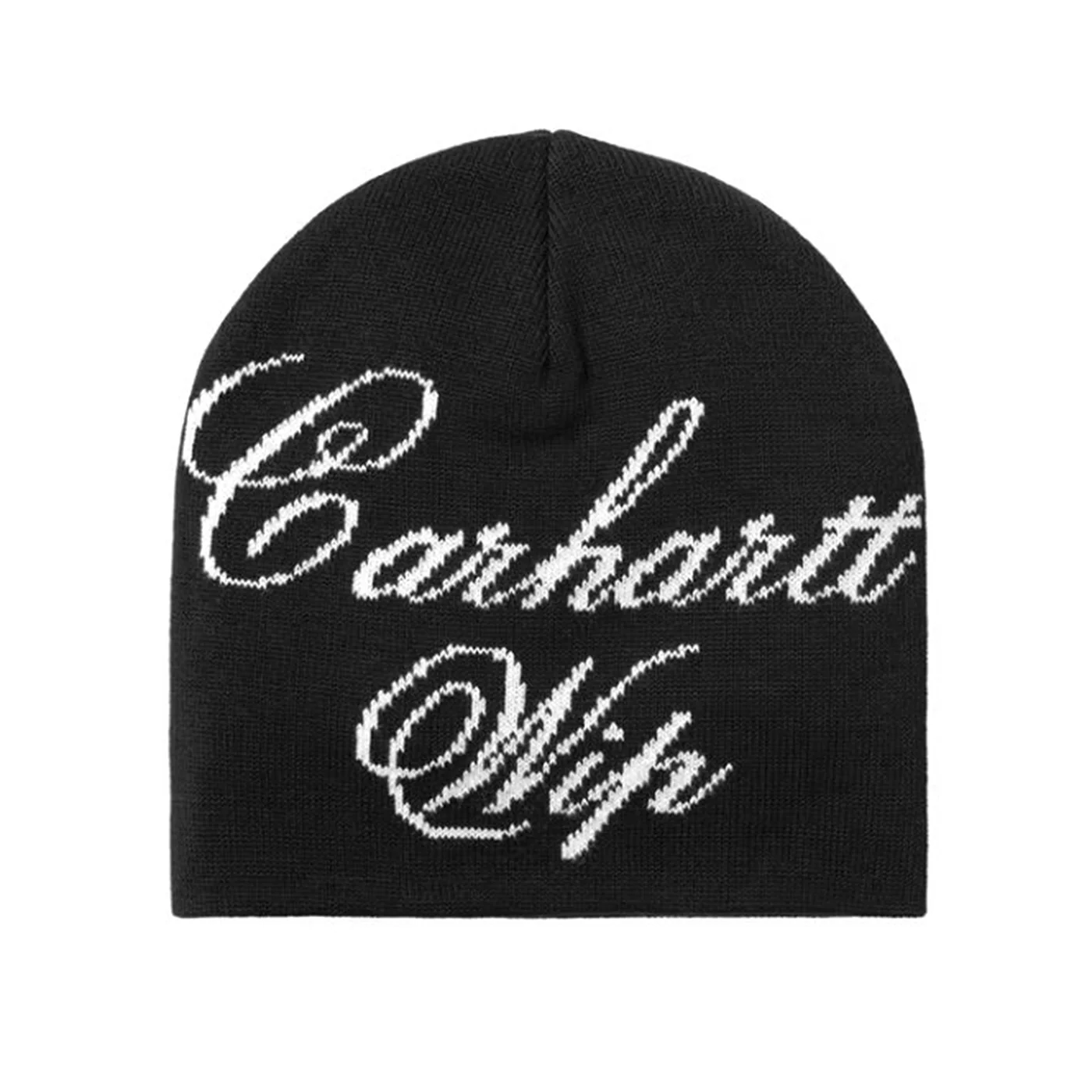 TRAVON BEANIE BLACK / WHITE - Cappellino a Cuffia Nero / Bianco ACCESSORI CARHARTT WIP
