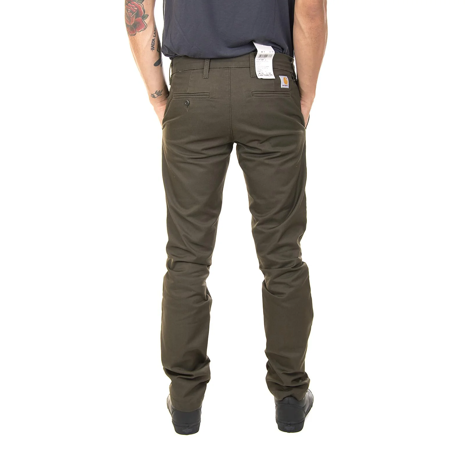 M' Sid Pant Cypress Rinsed - Pantaloni Chino Uomo Verdi  Uomo CARHARTT WIP - Image 3