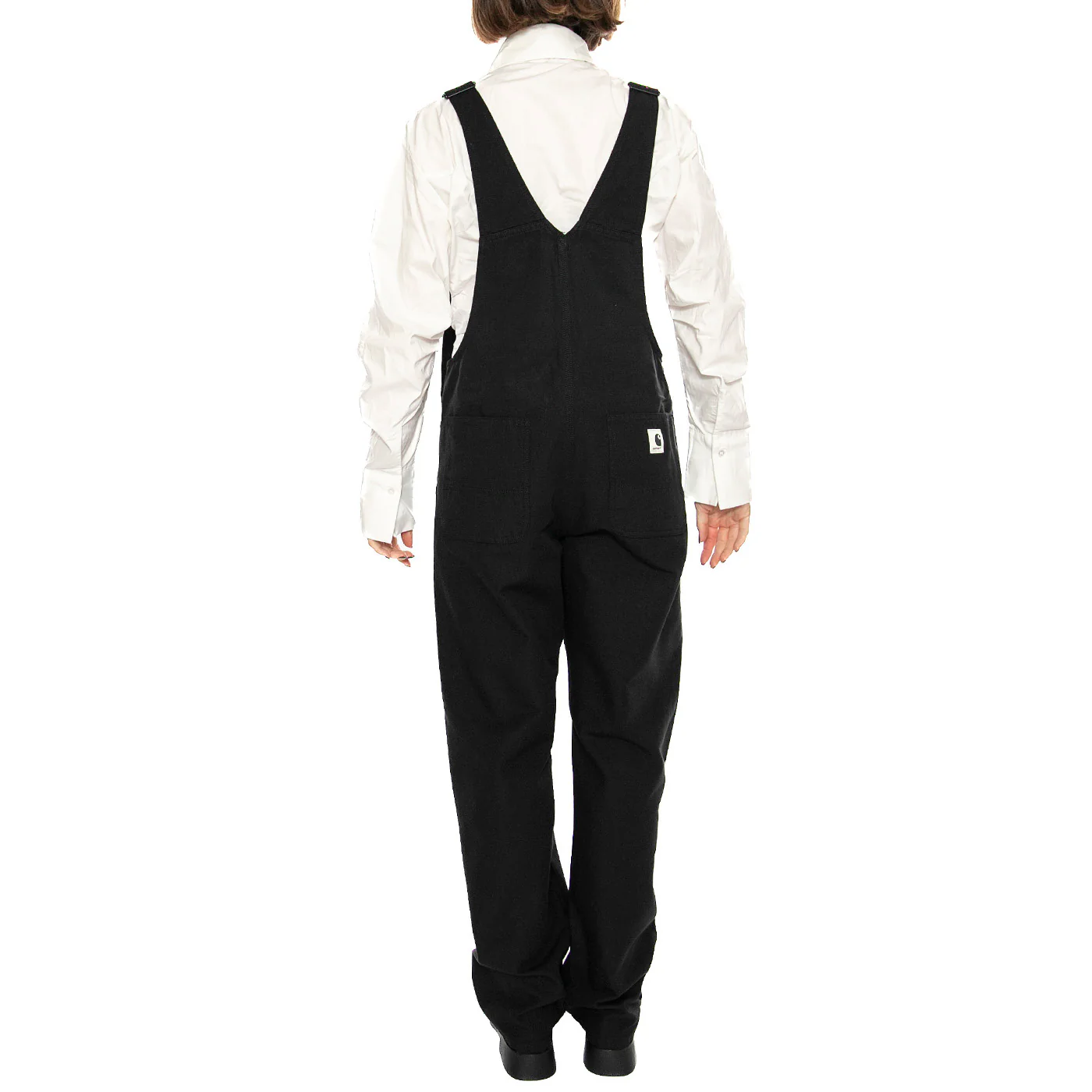 W' BIB OVERALL STRAIGHT BLACK - Salopette Donna Nera Donna CARHARTT WIP - Image 3
