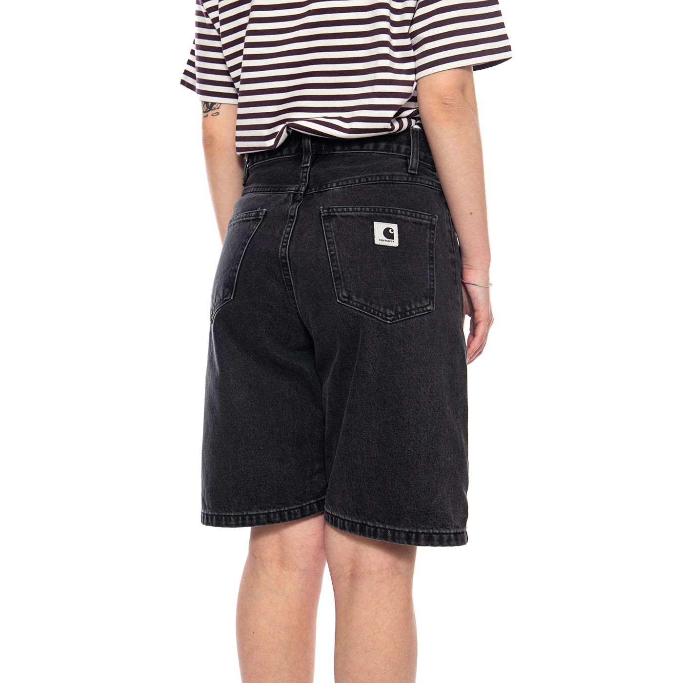 W' Brandon Short Black - Pantaloncini Donna Neri Donna CARHARTT WIP - Image 3
