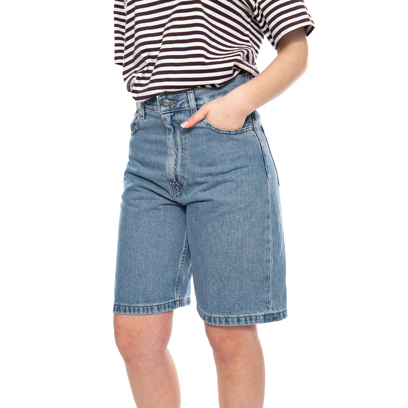 W' Brandon Short Blue - Pantaloncini Donna Blu Donna CARHARTT WIP