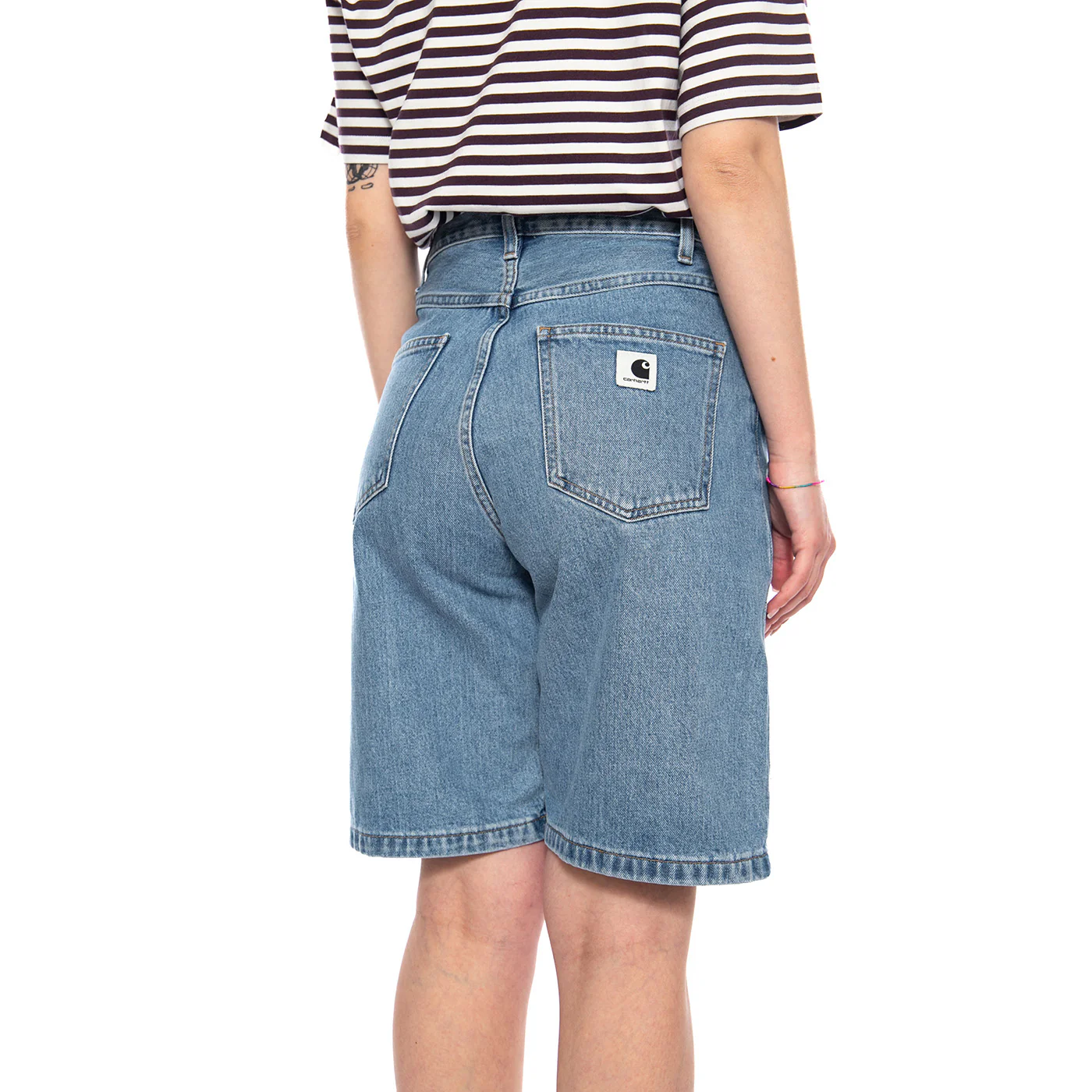 W' Brandon Short Blue - Pantaloncini Donna Blu Donna CARHARTT WIP - Image 3