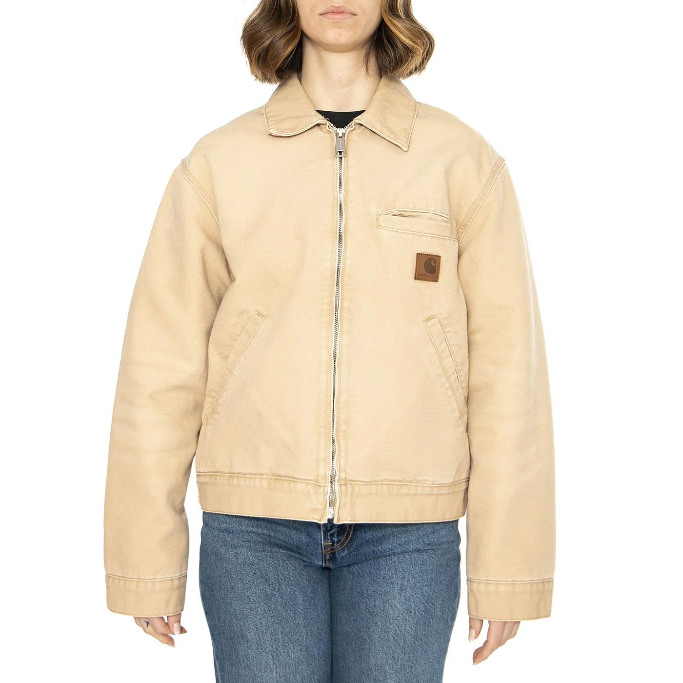 W' Dayton Jacket Dusty H Brown - Giacca Donna Beige Donna CARHARTT WIP - Image 2