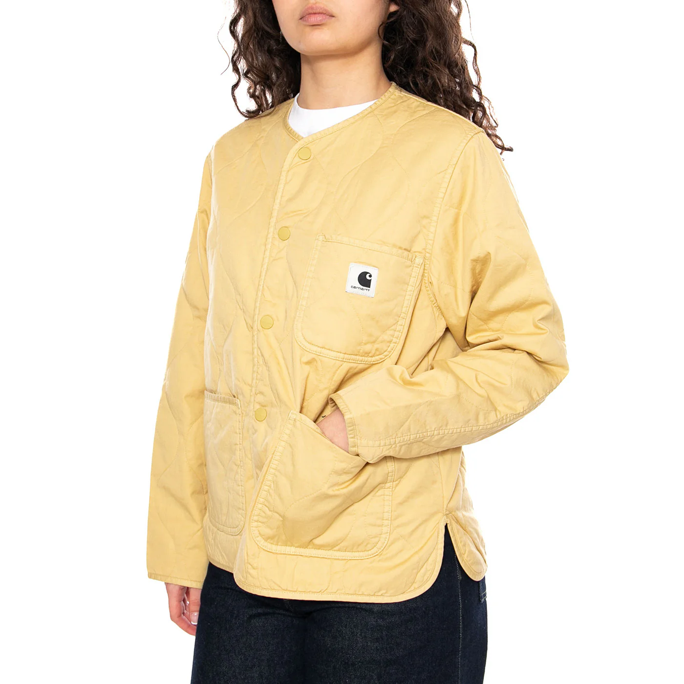 W' Kylan Liner Flare - Giacca Donna Gialla  Donna CARHARTT WIP
