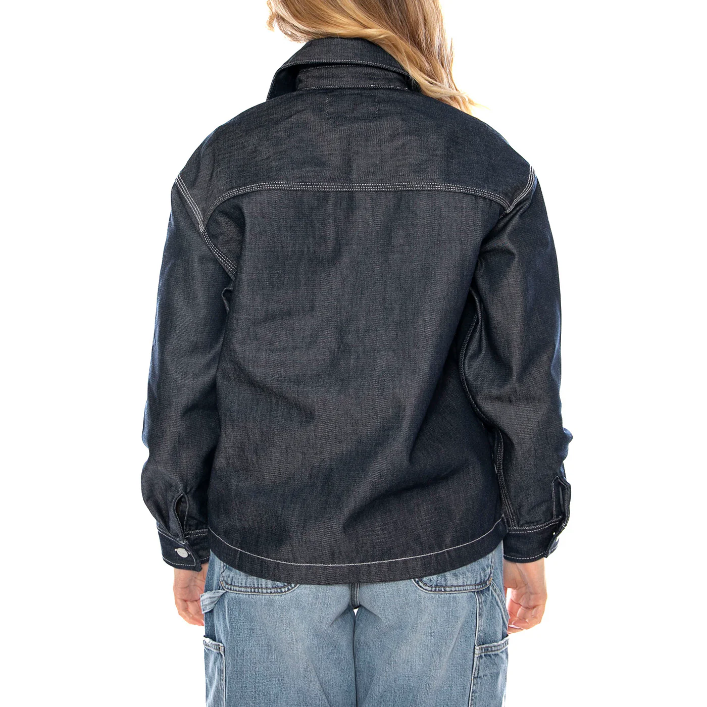 W' Louis Shirt Jac - Camicia Donna Blu Donna CARHARTT WIP - Image 3