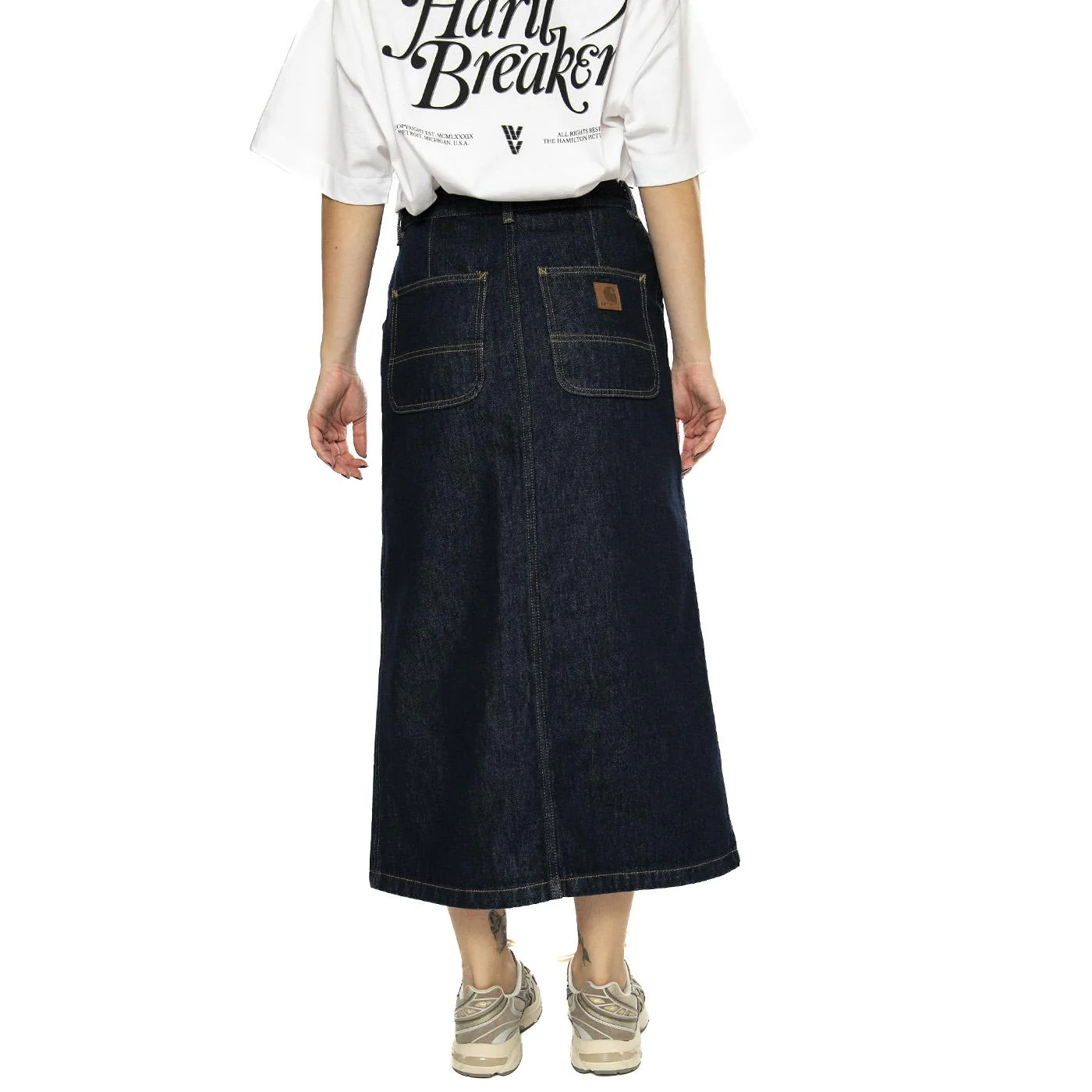W' Marvin Skirt Blue - Gonna Blu  Donna CARHARTT WIP - Image 3