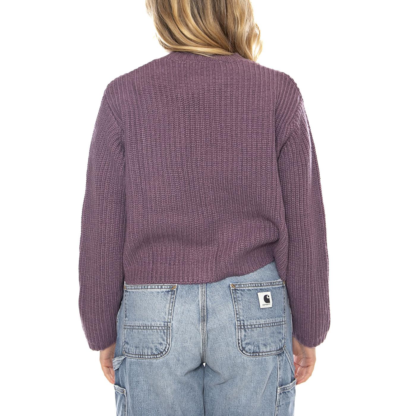 W Mira Sweater - Viola - Maglione Girocollo a Coste Donna  Donna CARHARTT WIP - Image 3