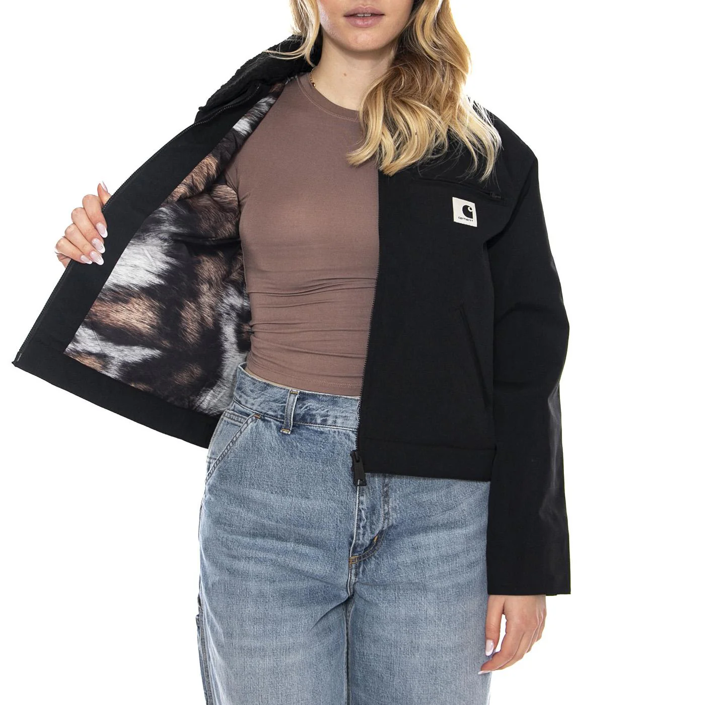 W Newkirk Jacket - Nera - Giacca Donna  Donna CARHARTT WIP - Image 4