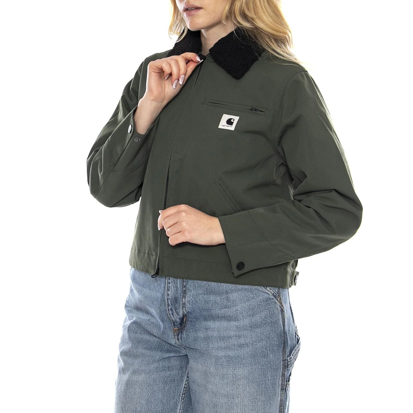 W Newkirk Jacket - Verde - Giacca Donna Donna CARHARTT WIP