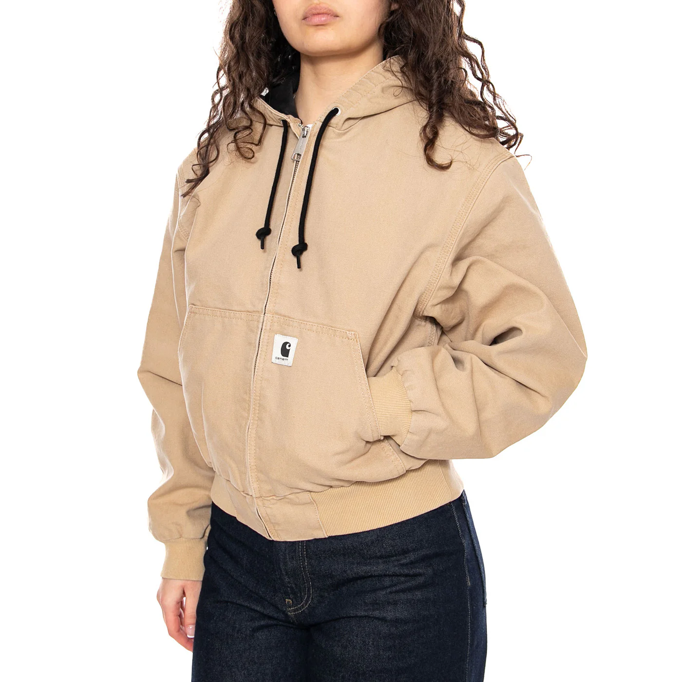 W' OG Active Jacket Dusty H Brown - Giacca con Cappuccio Donna Beige Donna CARHARTT WIP