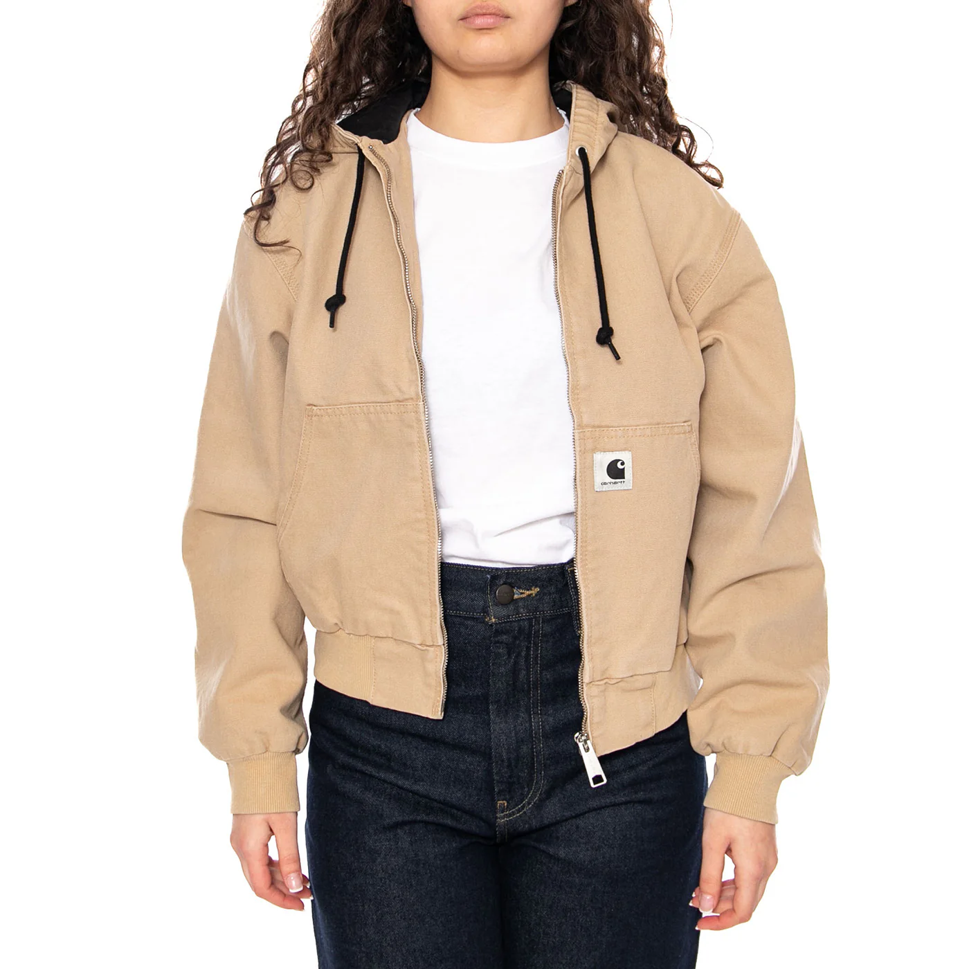 W' OG Active Jacket Dusty H Brown - Giacca con Cappuccio Donna Beige Donna CARHARTT WIP - Image 2