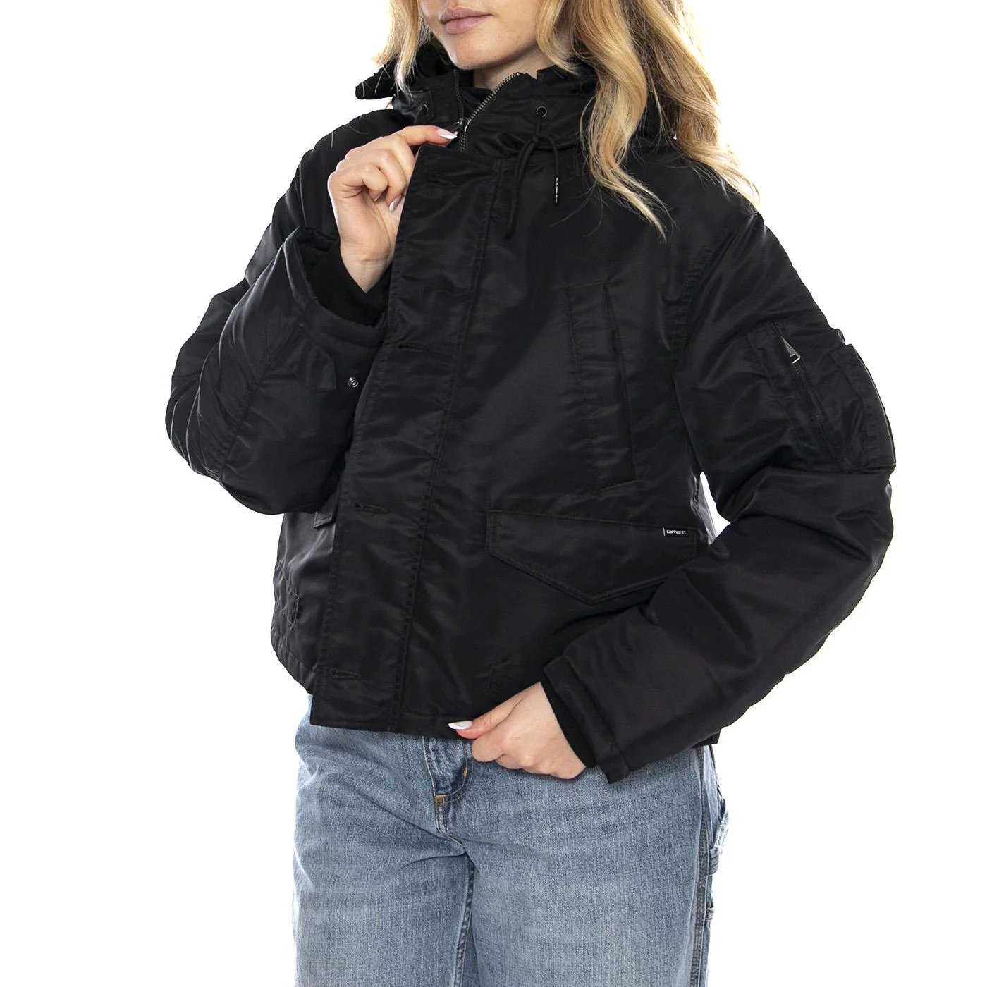 W Oltera Jacket - Nera - Giacca Donna  Donna CARHARTT WIP