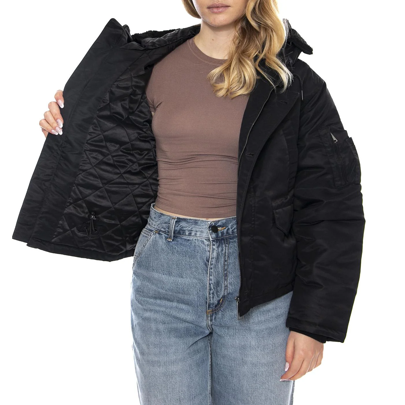 W Oltera Jacket - Nera - Giacca Donna  Donna CARHARTT WIP - Image 4