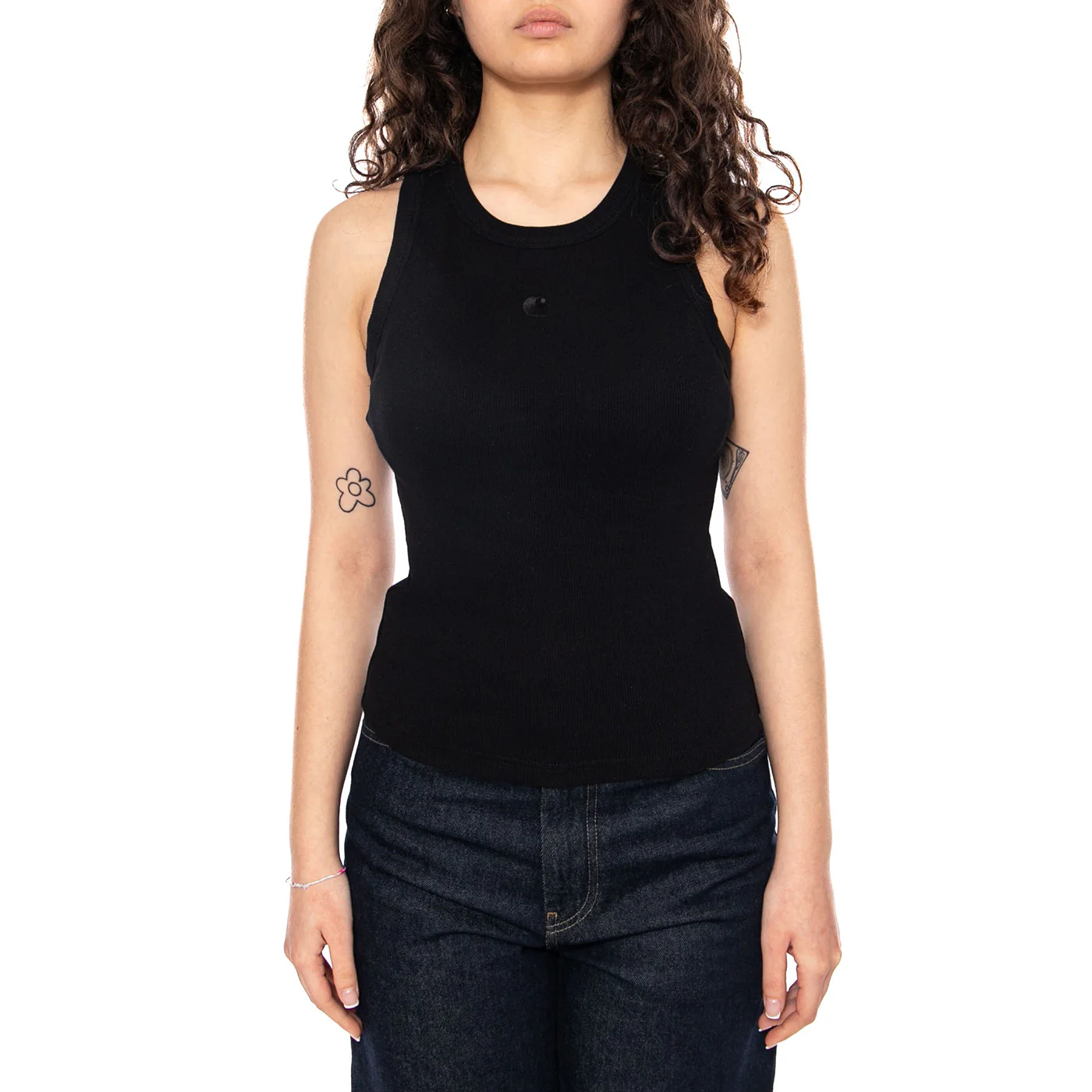 W' Philips T-Shirt - Canotta Donna Nera Donna CARHARTT WIP - Image 2
