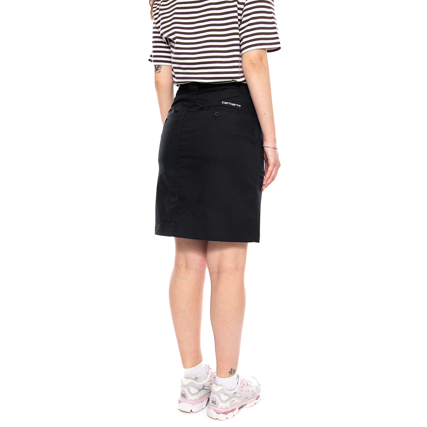 W' Postal Skirt Black - Gonna Donna Nera Donna CARHARTT WIP - Image 3