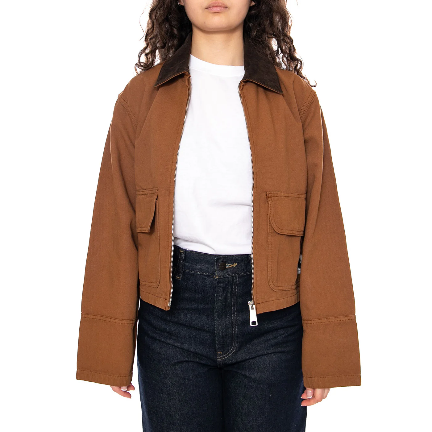 W' Prescott Jacket Hamilton Brown / Tobacco - Giacca Donna Marrone Donna CARHARTT WIP - Image 2