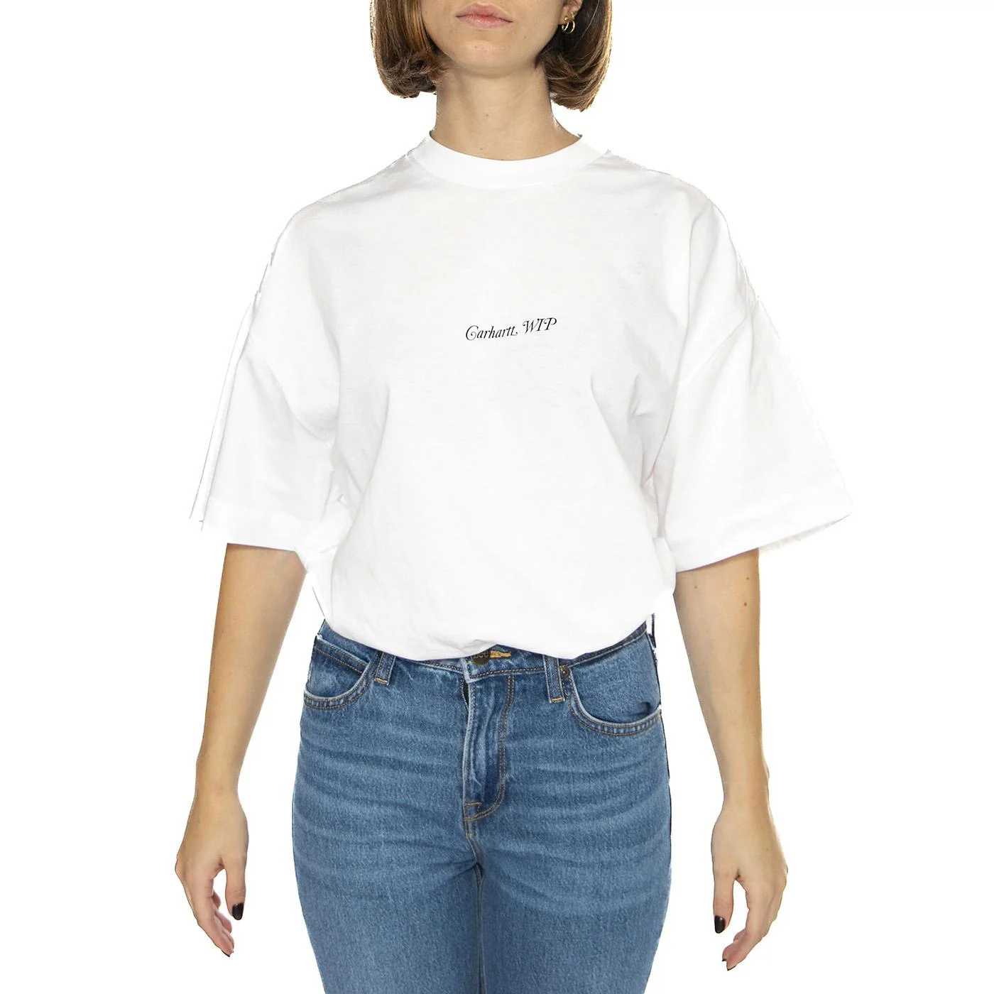 W' S/S Harttbreaker T-Shirt White - Maglietta Girocollo Donna Bianca Donna CARHARTT WIP - Image 2