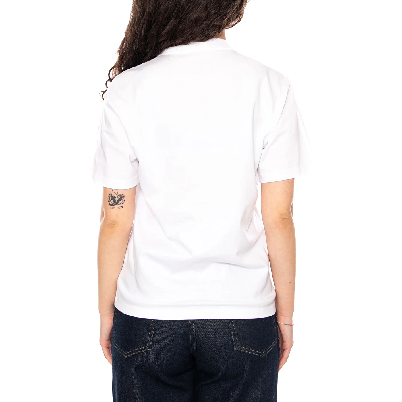 W' S/S Pocket Heart T-Shirt - Maglietta Girocollo Donna Bianca Donna CARHARTT WIP - Image 3