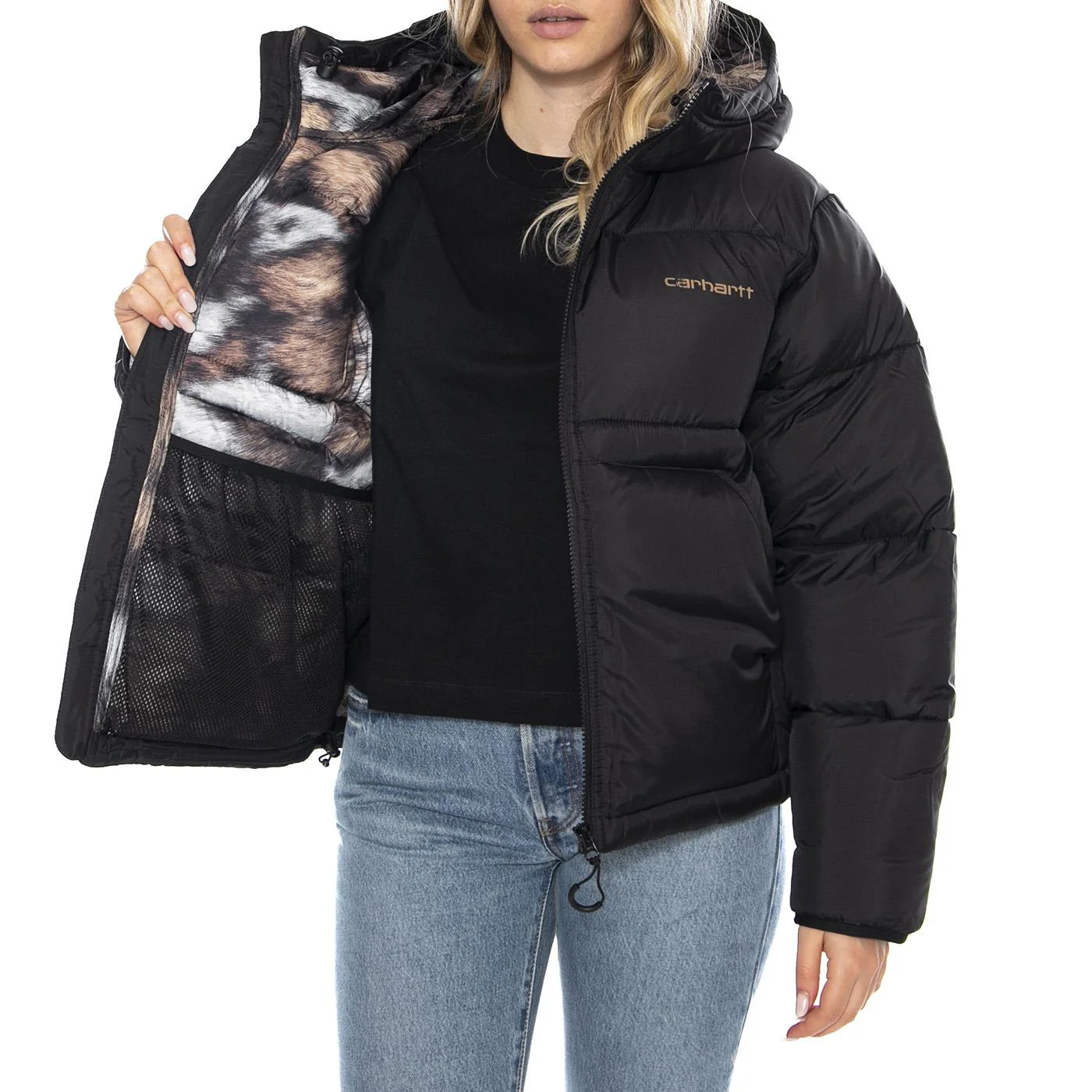 W Toronto Jacket - Nero - Piumino Donna Donna CARHARTT WIP - Image 4
