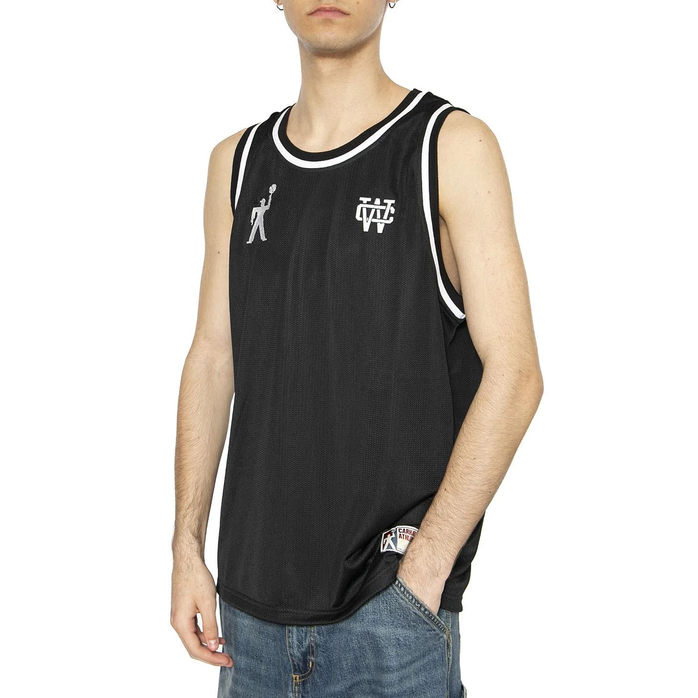 Win Lock Up A-Shirt Black - Canotta Uomo Nera Uomo CARHARTT WIP