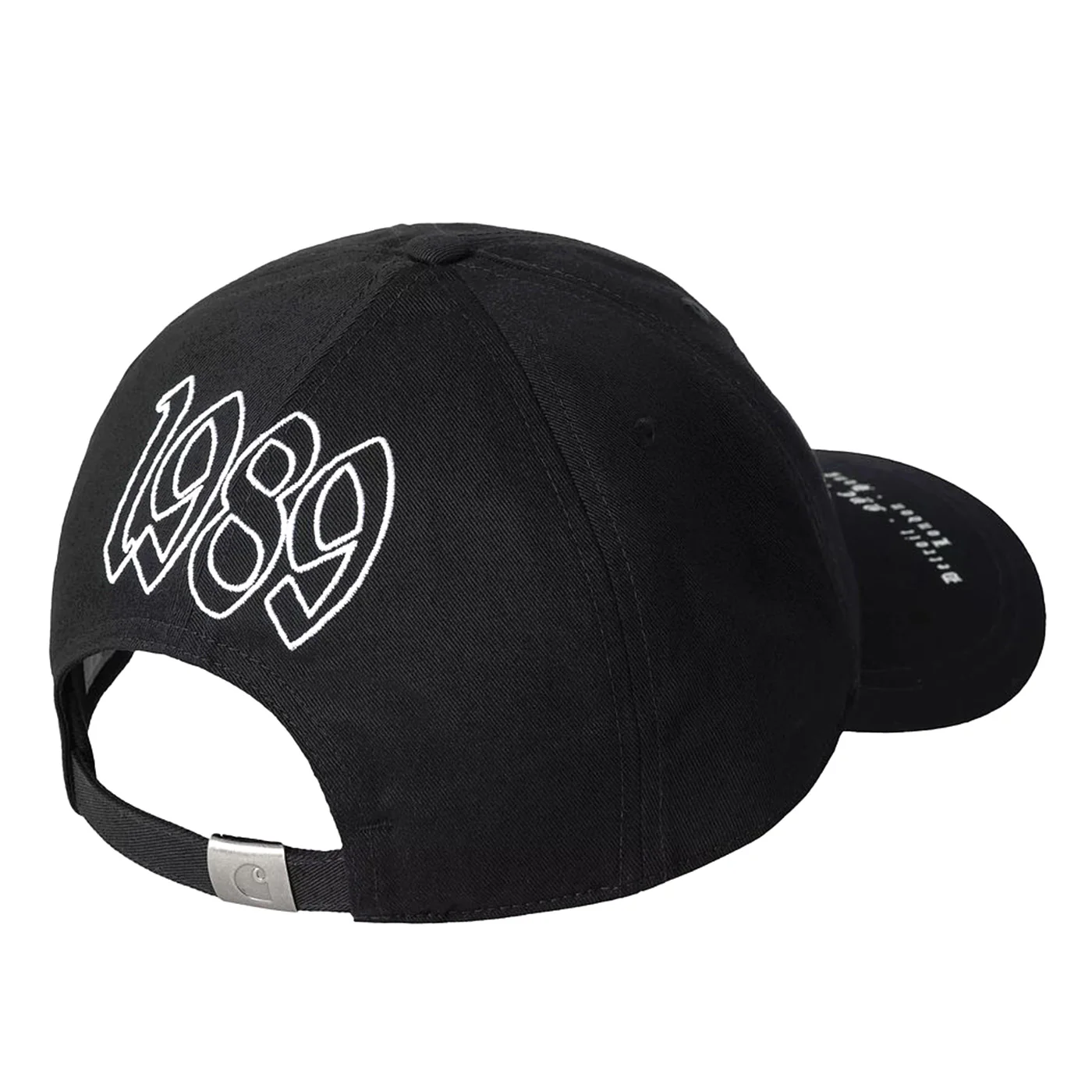 World Tour Cap Black / White - Cappellino Nero ACCESSORI CARHARTT WIP - Image 2