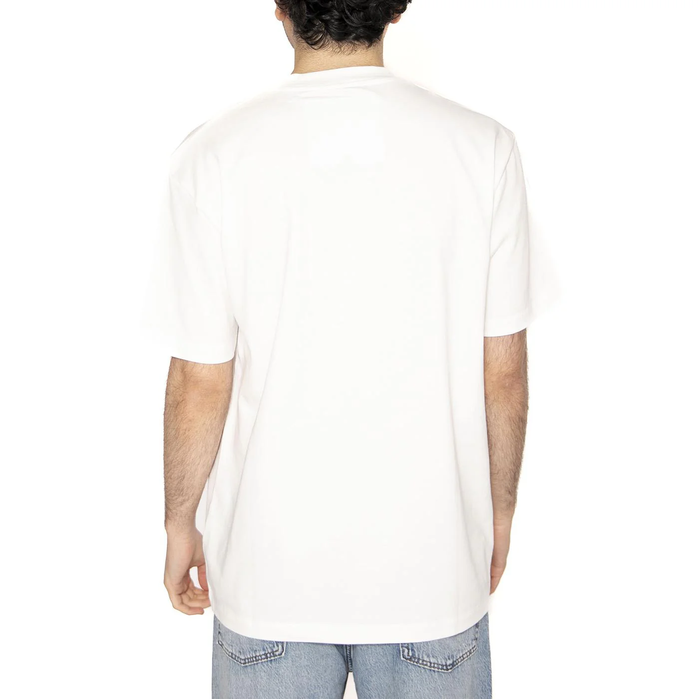 Cat Unit T-Shirt White - Maglietta Girocollo Uomo Bianca  Uomo CAT - Image 3