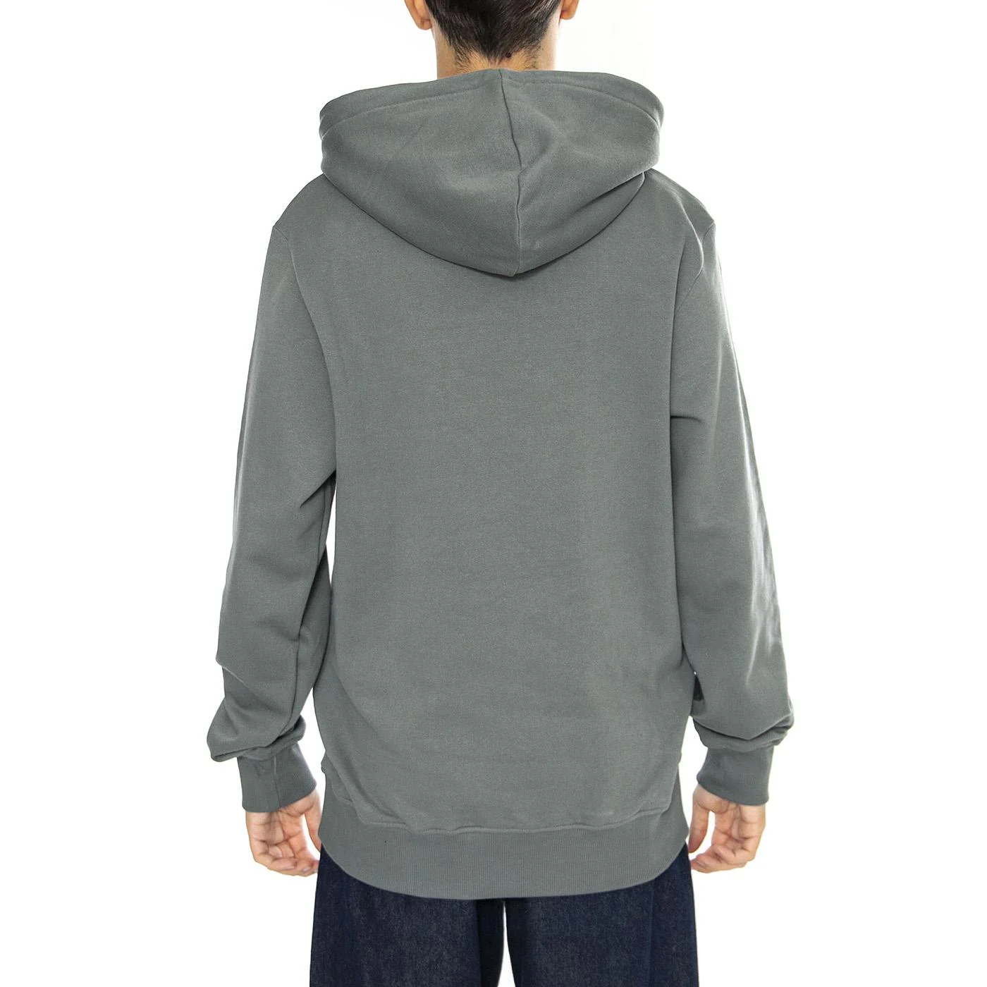 Logo Hoodie Stormy Weather - Felpa con Cappuccio Uomo Grigia Uomo CAT - Image 3