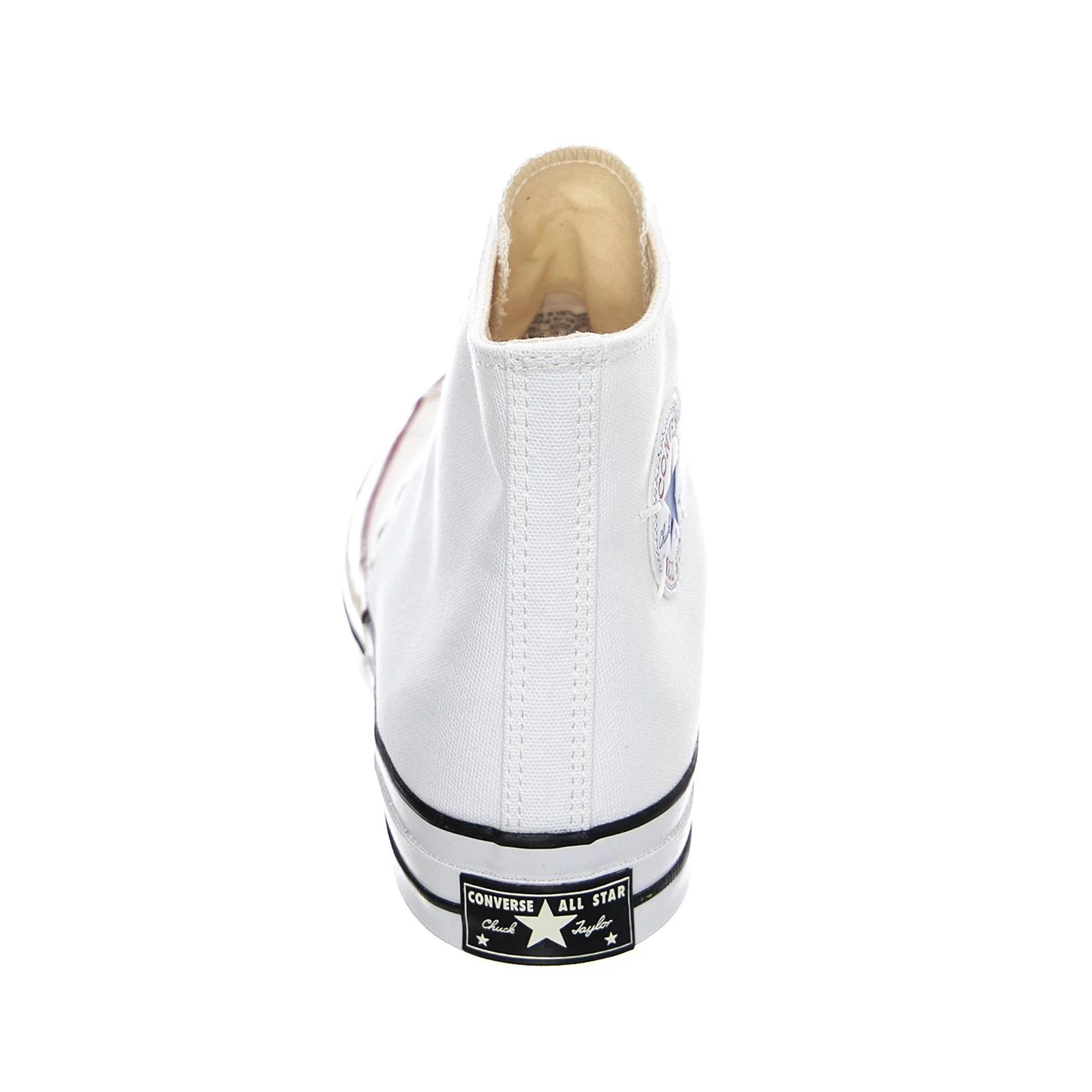 Chuck 70 Reconstructed Canvas Hi Sneakers - White / Egret - Scarpe Profilo Alto Uomo Bianche Uomo CONVERSE - Image 4